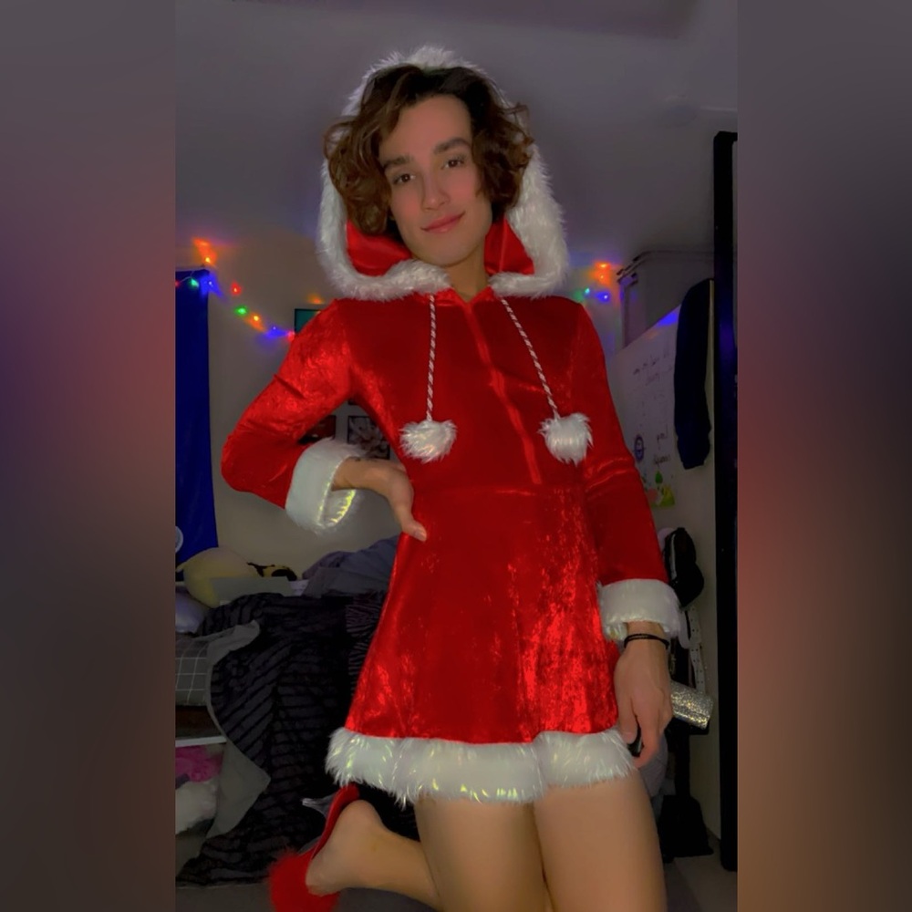 Mrs. Claus Santa 2 Piece 🎄Dress with Belt